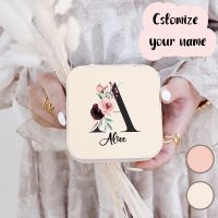 Florals Alphabet Personalised with Name Jewelry