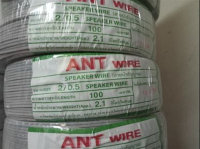 สายไฟ สายอ่อน SPEAKER WIRE (VFF) / VKF 2x0.5 / 2x1 / 2x1.5 / 2x2.5 ANT แอ๊นท์ ทองแดงแท้ ความยาว 100 เมตร