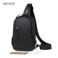 ❖✇☃ New Men 39;s Chest Bag High Quality Nylon Fabric Messenger Bag Sports Leisure Backpack Hot Sale