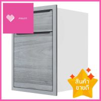 ตู้ลิ้นชักMDF KITZCHO 2ชั้นGLOSSY 46x66 ซม. สีคริสตัลไวท์2-DRAWER MDF KITCHEN CABINET KITZCHO GLOSSY 46X66CM CRYSTAL WHITE **มีบริการชำระเงินปลายทาง**