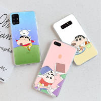 อ่อนนุ่ม ซิลิโคน เคสโทรศัพท์ หรับ Samsung Galaxy A20S Ultra A30S A70 S21 A50 A30 S20 S10E A20 A50S A10S S10 FE A10 Plus Lite ปก โปร่งใส TPU To-107 Crayon Shinchan