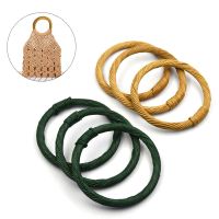 【CW】 Round Handcrafted Handle Accessories Environmental Rattan