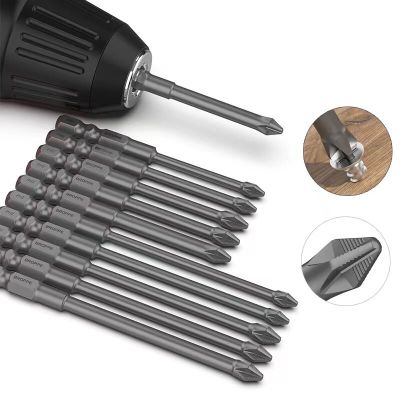 5Pcs Anti-slip Phillips Screwdriver Bit PH2 Hex Shank Magnetic Electric Batch Head Cross Hand Screwdriver Drill Bit Set Screw Nut Drivers