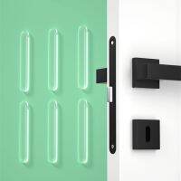 Door Stopper Silicone Handle Bumpers Self Anti-collision Strip for Cabinet Refrigerator Wall Protector Furniture Anti-crash Pad Decorative Door Stops