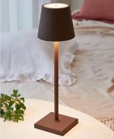 【YD】 Desk Lamp Aluminum Dimmable 5200 mAh Battery Operated IP54 Table Candle Warmer 3000K USB