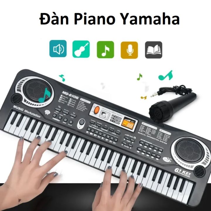 Đàn Piano Yamaha nhập khẩu từ Nhật Bản là sản phẩm nổi tiếng trên thế giới về chất lượng và âm thanh. Trải nghiệm âm nhạc đỉnh cao bên những bản nhạc kinh điển với đàn Piano Yamaha, một thiết bị giải trí sang trọng và đẳng cấp.