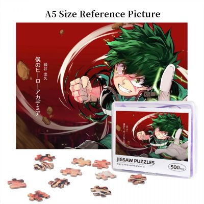 My Hero Academia (17) Wooden Jigsaw Puzzle 500 Pieces Educational Toy Painting Art Decor Decompression toys 500pcs