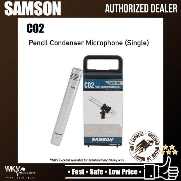Samson C02 Stereo Small-diaphragm Cardioid Condenser Microphone ...