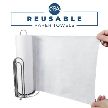 New 25pcs Reusable Washable Bamboo Paper Towel Eco Kitchen Dish Cloth Towel  Rolls