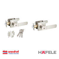 HAFELE ลูกบิดก้านโยก ห้องทั่วไป รุ่น 489.10.738 ห้องน้ำ รุ่น 489.10.742 สีนิกเกิล ลูกบิด ก้านโยก มือจับก้านโยก