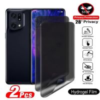 2Pcs Anti- Spy Hydrogel Film For OPPO Find X5 X3 Pro X5 Privacy Screen Protector For OPPO Reno 6 5 Pro 5G 7 5 4G Full Cover Film