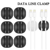 Cable Organizer Silicone USB Data Wire Winder Clamp Office Desktop Tidy Management Clips Cable Holder for Mouse Headphone Line Cable Management