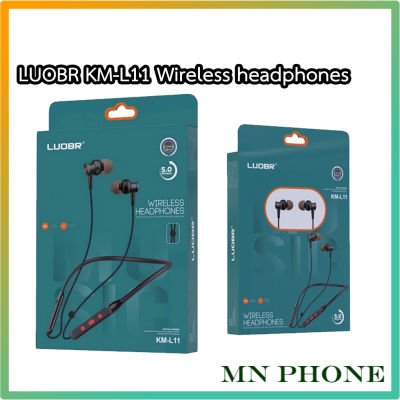 LUOBR KM-L11 หูฟัง Wireless headphones หูฟังบลูทูธคล้องคอ