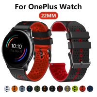 xiaozh 22mm Silicone Sports Breathable Strap For Oneplus Watch band for one plus watch Bracelet Replacement Watchbands