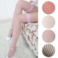 ถุงน่อง เซ็กซี่ ถุงน่องตาข่าย ถุงน่องเซ็กซี่ ขอบลูกไม้ Fashion Lingerie Woman Ladies Lace New Arrive High Quality bodycon Fishnet Thigh High Stockings