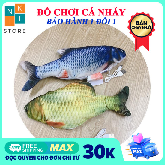 Video thật đồ chơi cá nhảy vui nhộn - cá nhảy đồ chơi - niki store - ảnh sản phẩm 1