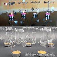 【hot】✻●☾ Newest Spinning Tealight Holder Carousel