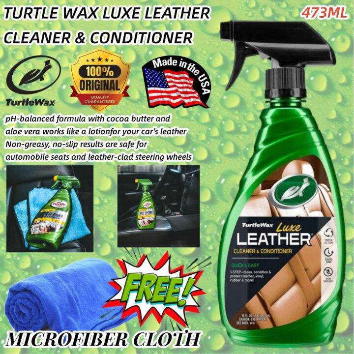 (100 ORIGINAL TURTLE WAX) Turtle Wax Luxe Leather Cleaner