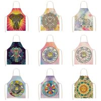 Bohemian Mandala apron baking accessories Woman kitchen apron master apron cooking accessories apron for men Household cleaning