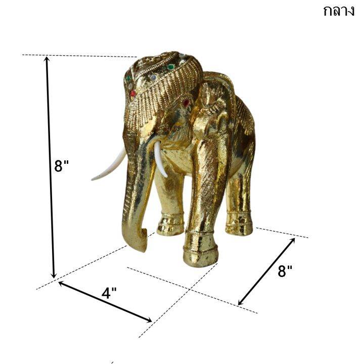 pw01-ช้างแกะสลักด้วยไม้สักตกแต่งด้วยทองคำเปลว-1-ตัว-ขนาด-4-x8x8-นิ้ว-ตุ๊กตา-ตุ๊กตารูปสัตว์-หุ่นไม้-งานหัตกรรม-สร้างบ้าน-ของขวัญงานม