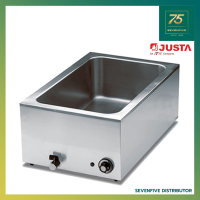 JUSTA Bain marie เครื่องอุ่นอาหารด้วยไอน้ำ เครื่องเบนมารี 355x615x255มม JTA1-KG-165F