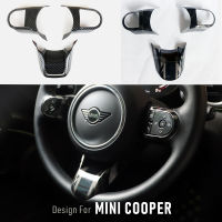 แจ็คคู่พวงมาลัยปุ่มปกสติ๊กเกอร์ตกแต่งภายในสำหรับ2021-2022ปี MINI Cooper S JCW F60 F55 F54 F56 F57