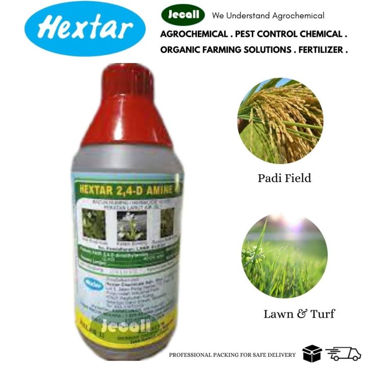 Hextar 2,4-D Amine 48 1 Liter / 2,4-D Dimethyl-ammonium 48% / Selective ...