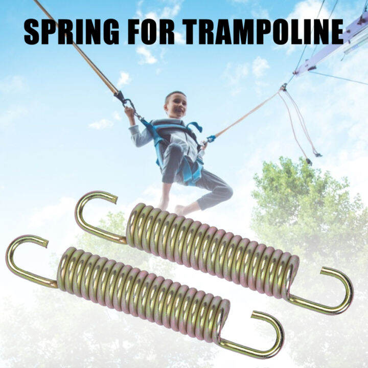 10pcs-หัวเปลี่ยนไส้กรอกน้ำ-trampoline-springs-10pk-สภาพอากาศสังกะสีชุบสังกะสี15ซม-3-5มม-ขนาด