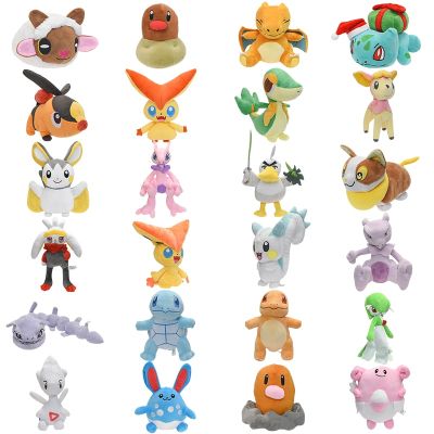 24รูปแบบตุ๊กตาของเล่นตุ๊กตาโปเกมอน Wooloo Charizard Mewtwo X Blissey Victini Pachirisu ตุ๊กตาอะนิเมะตุ๊กตามอนสเตอร์ของขวัญ