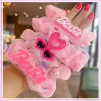 SNSQDYW0010 แฟชั่นสำหรับผู้หญิง ตุ๊กตาบาร์บี้ scrunchie สีทึบทึบ อีลาสติก ยางรัดผม ของใหม่ หางม้าหางม้า เชือกมัดผม สำหรับผู้หญิง