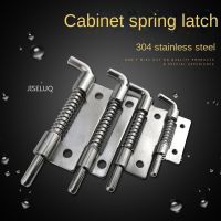 【LZ】 1Pc Cabinet Welding Distribution Cabinet Spring Bolt Hinges Stainless Steel Spring Barrel Bolt Latch Hinge Industrial