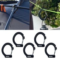 ►♂ 5Pcs Plastic Outdoor Camping Tent Pole Hook Buckle Caravans Awning Tent Hanger Buckles Hanging Lanyard Clips Hook Key Chain