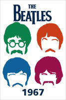 โปสเตอร์ The Beatles เดอะบีเทิล Lennon McCartney รูปภาพขนาดใหญ่ ของขวัญ วงดนตรี Music Poster ของแต่งบ้าน ของแต่งห้อง โปสเตอร์ติดผนัง โปสเตอร์ติดห้อง 77poster