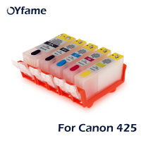 【New-store】 RIDE ZONE OYfame 5PCS PGI425 PGI-425 CLI-426หมึกเติมสำหรับ MG5240 MG5140 MG6140 MG8140 IP4840 MX884ที่มีชิป