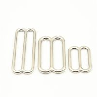 【cw】 10pcs Metal Tri-Glide Adjust Clasp O Sliders Buckle Garment Sew Accessory