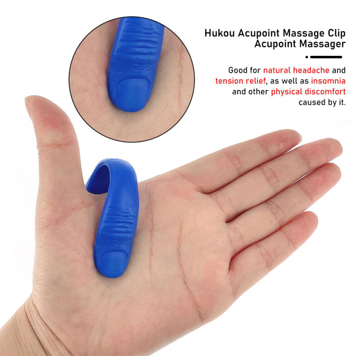 Hittime Finger Joint Hand Massager Portable Acupressure Escaping Hole Headache Relief Tension