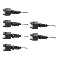 6X Outdoor 12V DC Automatic Infrared PIR Motion Sensor Switch for LED Light, Black