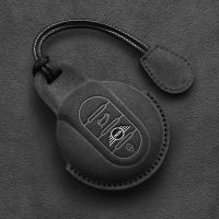 hot【DT】 Suede Leather Car MINI COOPER S ONE JCW F54 F55 F56 F57 F60 CLUBMAN COUNTRYMAN Fob Keychain Accessories