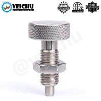 ◙ VCN230-CN In-Stock Stainless Steel Knurled Knob Plungers Spring Plunger Self-locking Screw Bolts With Nuts