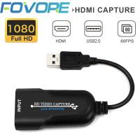 ที่ลูกค้าชื่นชอบการจับภาพวิดีโอแบบพกพา Usb 2.0 Hdmi เกมจับภาพ1080P สตรีมมิ่ง Hd บันทึก Dongle สำหรับพีซี Ps4 Xbox Switch