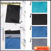 SYRUPSHADDOCKING 1Pc Dompet Koin โฟลเดอร์ไฟล์กระเป๋าเครื่องเขียนกระดาษทดสอบกระเป๋าดินสอซิปกระเป๋าเก็บของอายไลเนอร์กันน้ำกระเป๋าเอกสาร