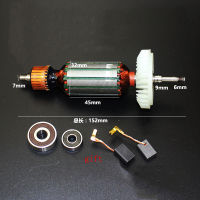 AC220-240V Armature Rotor Stator เปลี่ยนสำหรับ Makita 9523 9553 9555 NB HN 9553HB เครื่องบดมุมโรเตอร์มอเตอร์เครื่องมืออะไหล่