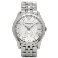 นาฬิกาข้อมือผู้ชาย EMPORIO ARMANI Classic Silver Dial Stainless Steel Mens Watch AR1788