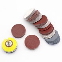 【CW】 100PCS With Plate Sandpaper Accessories 2 Inch 50MM Sanding Discs Polishing Set Paper