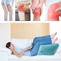 Inflatable Leg Pillow Lightweight Portable Knee Pillow PVC Pregnant Woman Foot Lift Rest Pillow Cushion Pillows  Bolsters