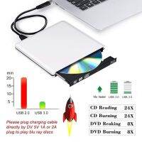 USB บลูเรย์3.0เอ็กซ์เทอนอลดีวีดีไดร์ฟคอมโบ BD-ROM เครื่องเล่นเครื่องเขียน DVD RW นักเขียนคอมพิวเตอร์แล็ปท็อปแม็คพีซี HP เอเซอร์อัสซุสที่เหมาะสม