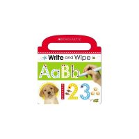 English original write and wipe ABC 123 original book early childhood enlightenment