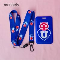 hot！【DT】✐▼✇  2021 Chile Football Name Card Covers ID Holder Students Bus Lanyard Visit Door Badge Cards