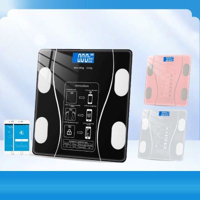 Bluetooth Weigh Scale Body Fat Scale Digital Bathroom Scale LCD Display Smart Electronic Scale Balance Body Composition Analyzer
