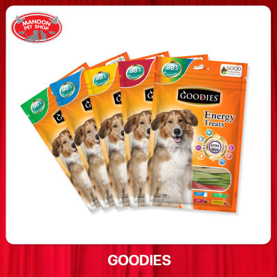 [MANOON] GOODIES Energy Treats Dog Snack Triple Twist กู้ดดี้ อิเนอร์จี้ทรีต ขนมสำหรับสุนัข แท่ง 500 กรัม